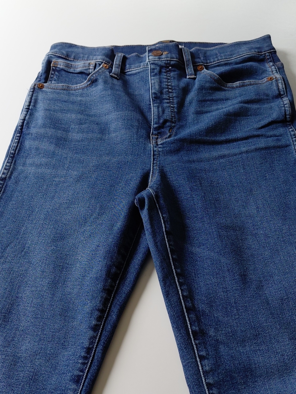 MADEWELL Women's Blue High Rise Skinny Jeans Size 29